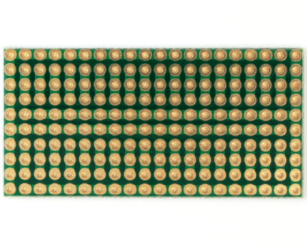 Solder-in breadboard 1x2" (18 rows, 2 columns)