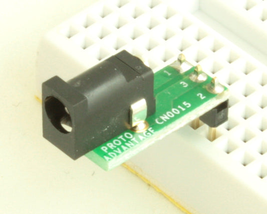 Jack 1.1mm ID, 3.5mm OD adapter board