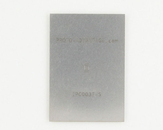 QFN-12 (0.4 mm pitch, 2.2 x 1.4 mm body) Stainless Steel Stencil