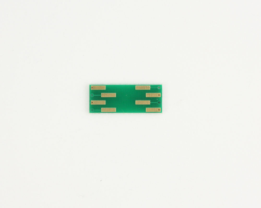 DFN-8 to DIP-8 SMT Adapter (0.5 mm pitch, 2.0 x 2.0 mm body)