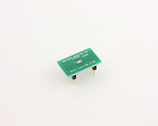 DFN-8 to DIP-12 SMT Adapter (0.5 mm pitch, 3.0 x 3.0 mm body)