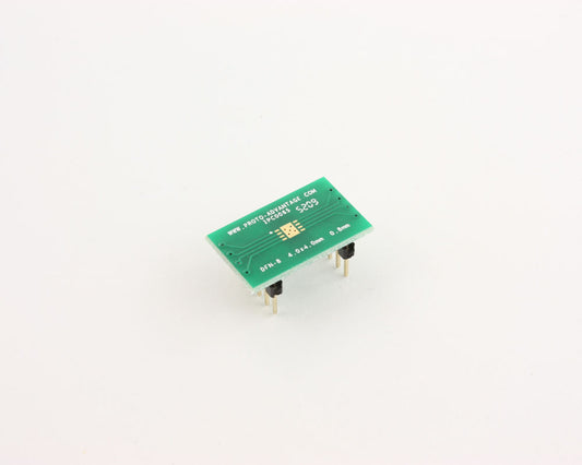 DFN-8 to DIP-12 SMT Adapter (0.8 mm pitch, 4.0 x 4.0 mm body)