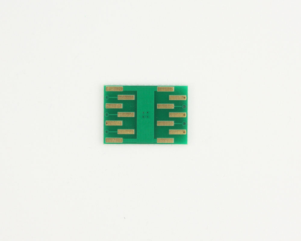 DFN-10 to DIP-14 SMT Adapter (0.5 mm pitch, 4.0 x 3.0 mm body)