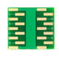 DFN-14 to DIP-18 SMT Adapter (0.4 mm pitch, 3.0 x 3.0 mm body)