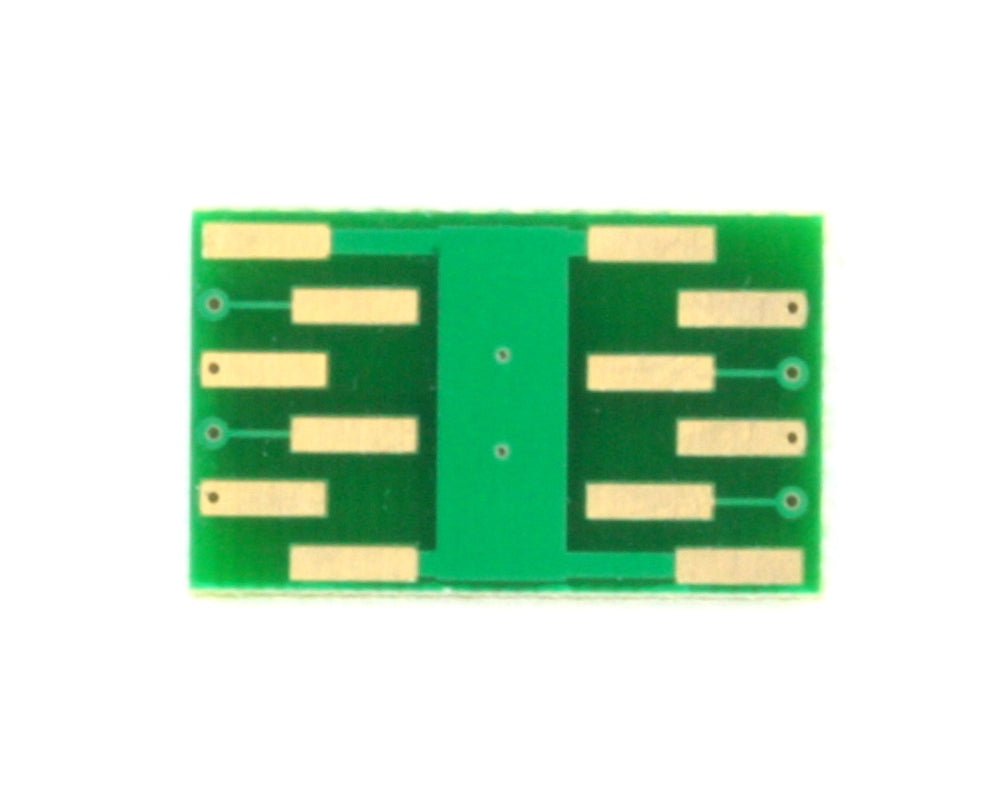 DFN-8 to DIP-12 SMT Adapter (0.5 mm pitch, 3.0 x 2.0 mm body)