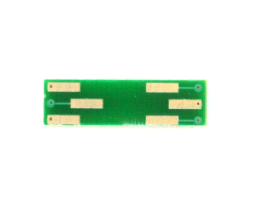 DFN-6 to DIP-6 SMT Adapter (0.65 mm pitch, 2.0 x 2.0 mm body)