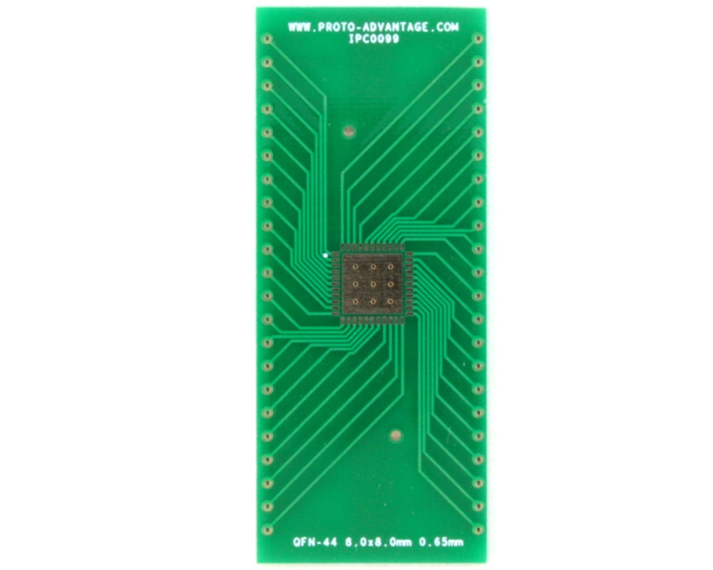 QFN-44 to DIP-48 SMT Adapter (0.65 mm pitch, 8.0 x 8.0 mm body)