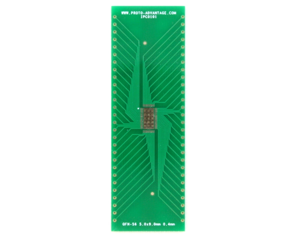 QFN-56 to DIP-60 SMT Adapter (0.4 mm pitch, 5.0 x 9.0 mm body)