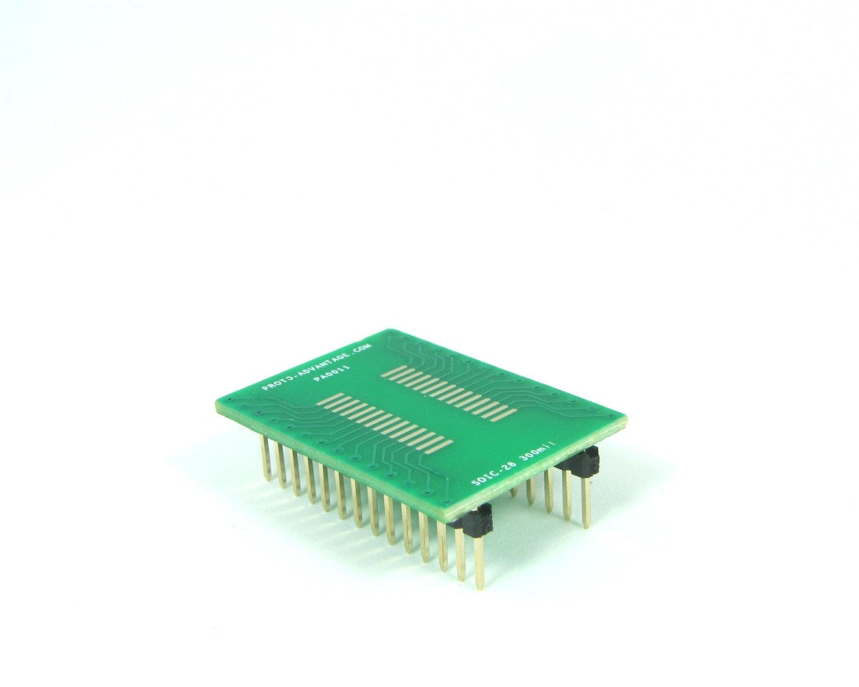 BGA-25 to DIP-25 SMT Adapter (0.5 mm pitch, 5 x 5 grid)