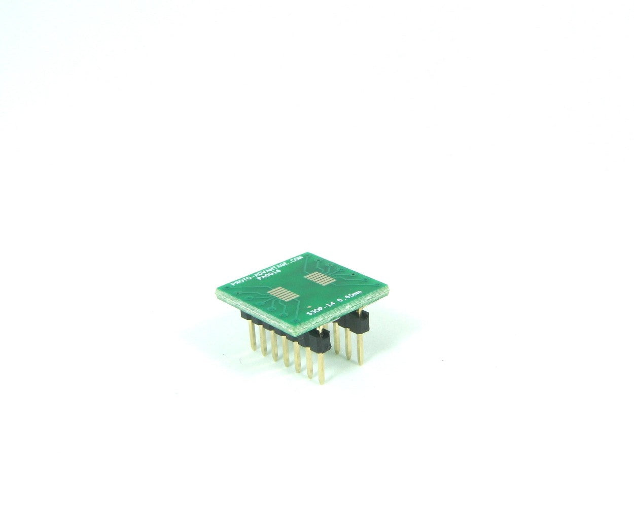 SSOP-14 to DIP-14 SMT Adapter (0.65 mm pitch)