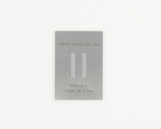 TSSOP-48 (0.5 mm pitch) Stainless Steel Stencil