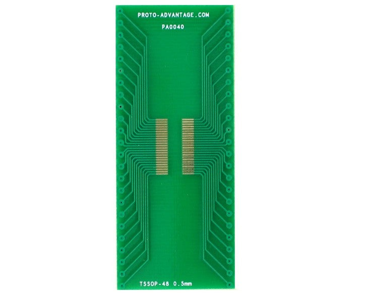 TSSOP-48 to DIP-48 SMT Adapter (0.5 mm pitch)