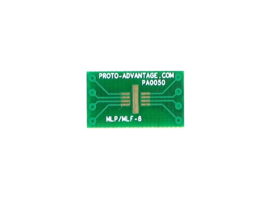 MLP/MLF-8 to DIP-8 SMT Adapter (0.65 mm pitch, 3 x 3 mm body)