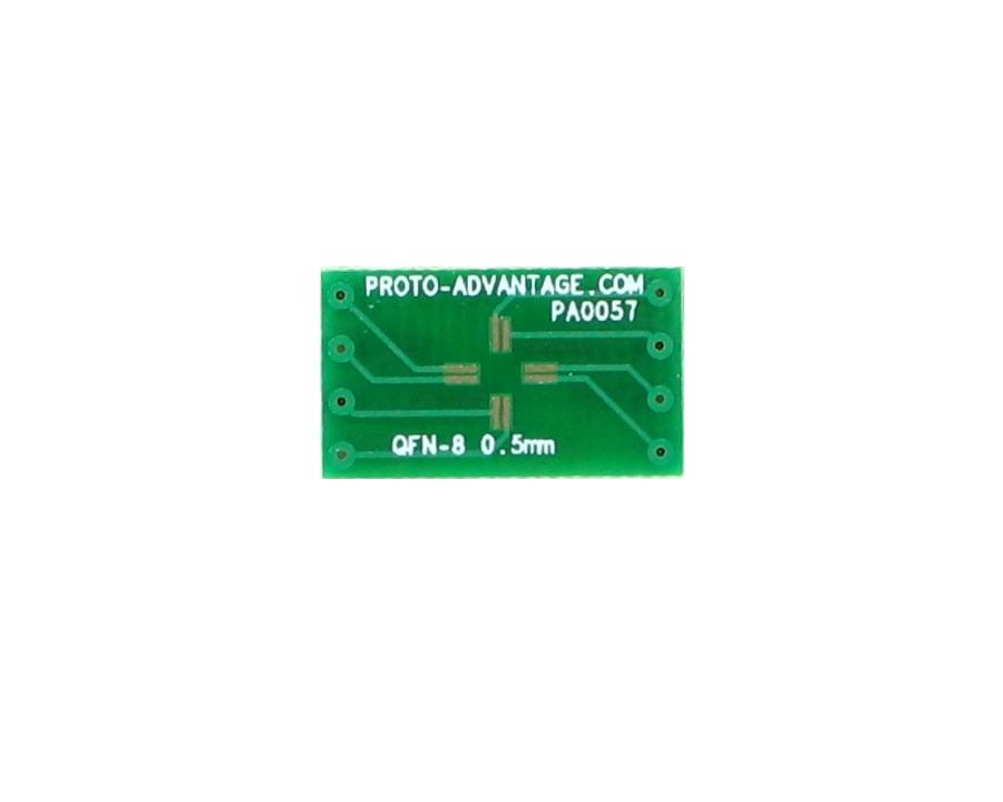 QFN-8 to DIP-8 SMT Adapter (0.5 mm pitch, 3 x 3 mm body)