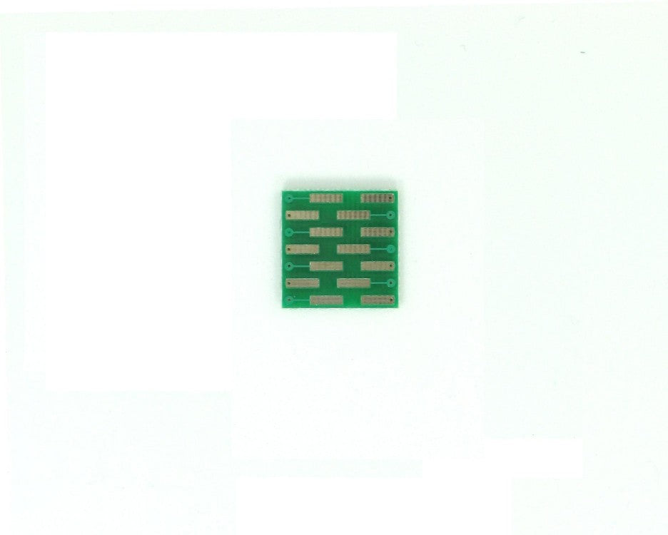 QFN-14 to DIP-14 SMT Adapter (0.5 mm pitch, 3.5 x 3.5 mm body)