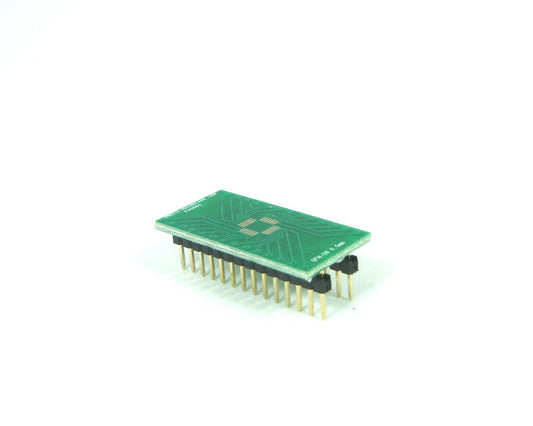 QFN-28 to DIP-28 SMT Adapter (0.5 mm pitch, 5 x 5 mm body)