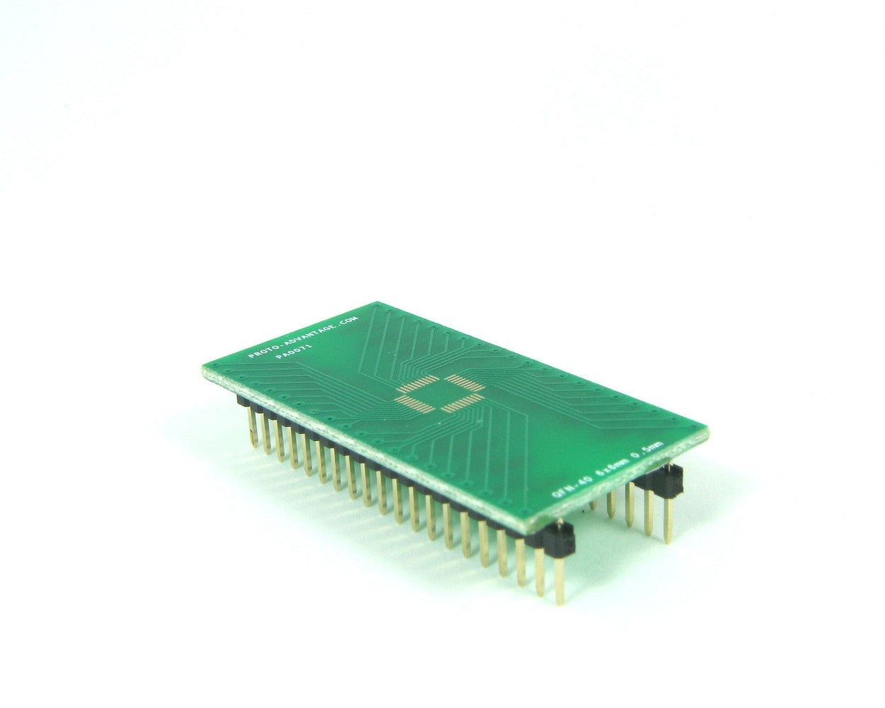 QFN-40 to DIP-40 SMT Adapter (0.5 mm pitch, 6 x 6 mm body)