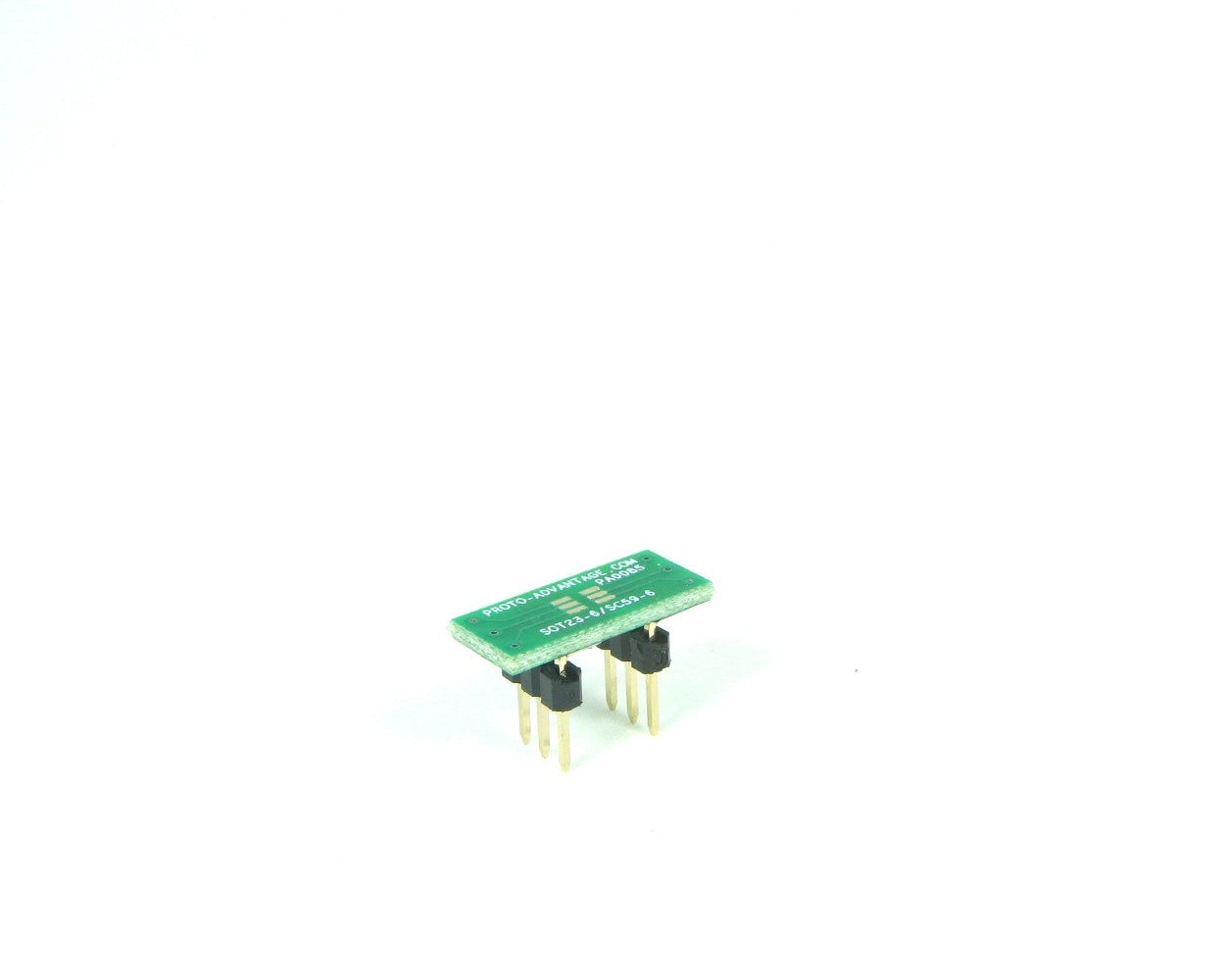 SOT23-6 to DIP-6 SMT Adapter (0.95 mm pitch)