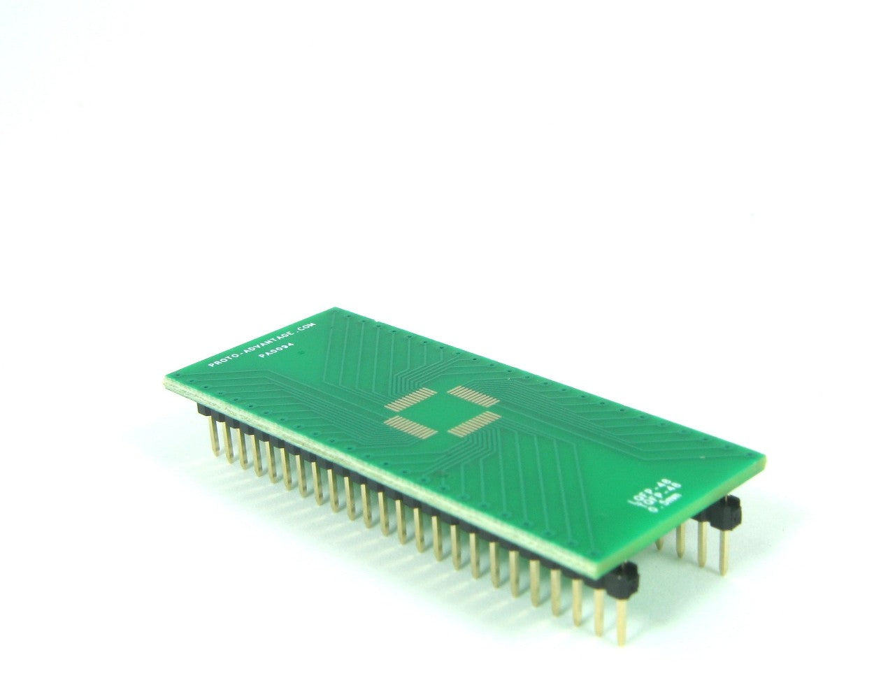 TQFP-48 to DIP-48 SMT Adapter (0.5 mm pitch, 7 x 7 mm body)