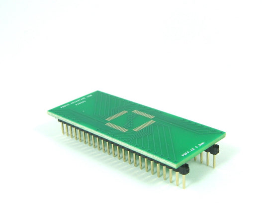 PQFP-48 to DIP-48 SMT Adapter (0.8 mm pitch)