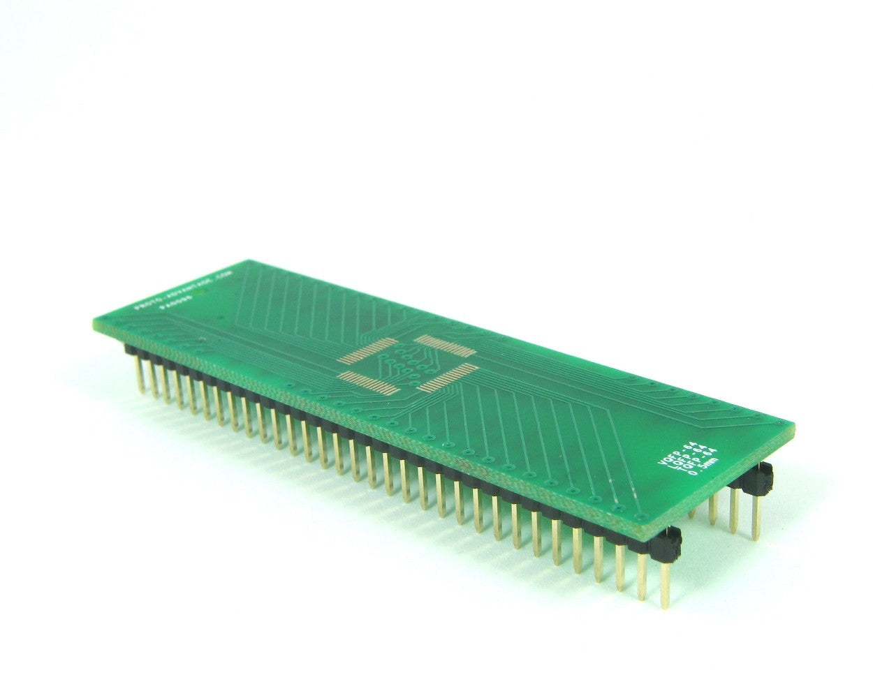 TQFP-64 to DIP-64 SMT Adapter (0.5 mm pitch, 10 x 10 mm body)