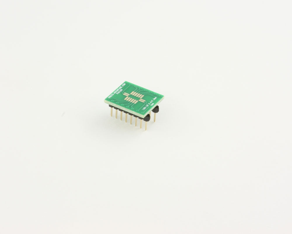 LGA-16 to DIP-16 SMT Adapter (1 mm pitch, 4.4 x 7.5 mm body)