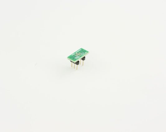 LLP-6 to DIP-6 SMT Adapter (0.65 mm pitch, 2.2 x 2.5 mm body)