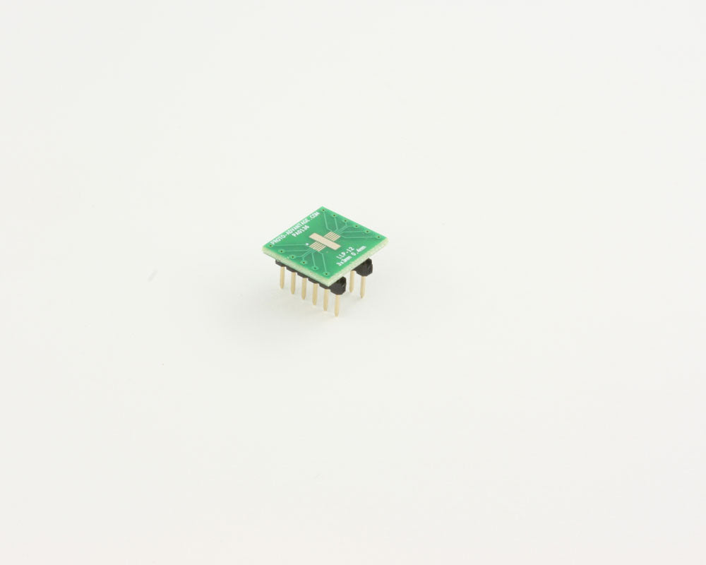 LLP-12 to DIP-12 SMT Adapter (0.4 mm pitch, 3 x 3 mm body)