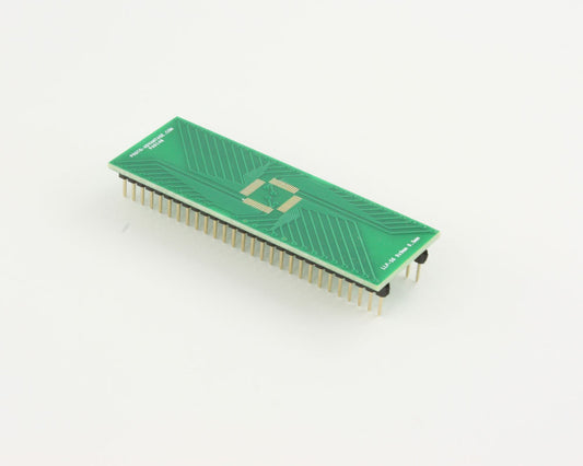 LLP-56 to DIP-56 SMT Adapter (0.5 mm pitch, 9 x 9 mm body)