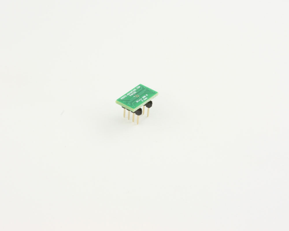 Micro SMD-8 to DIP-8 SMT Adapter (0.5 mm pitch)