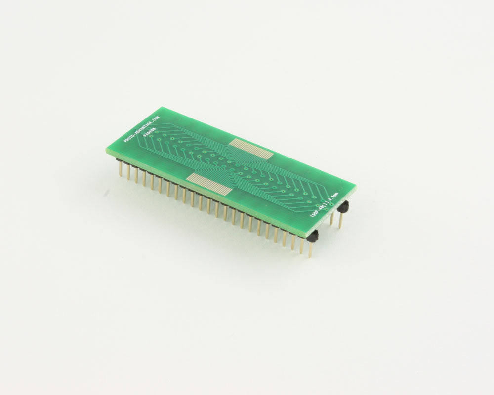 TSOP-48 (I) to DIP-48 SMT Adapter (0.5 mm pitch, 16-22 mm body)