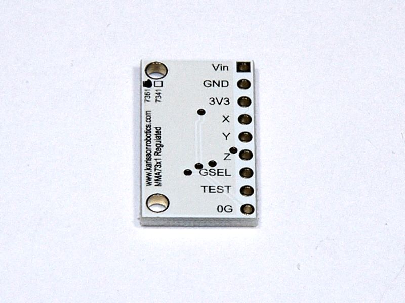 MMA7361LC 3-Axis Accelerometer +-1.5/6g with Voltage Regulator